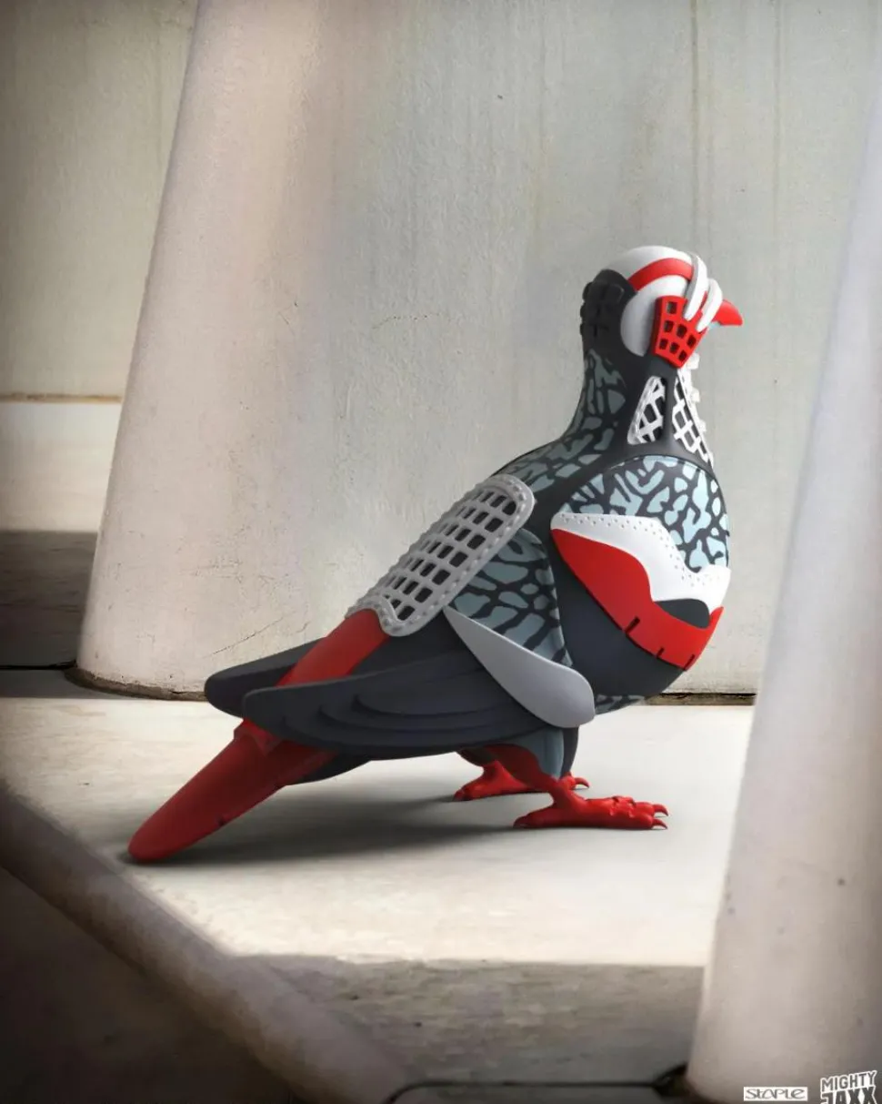 Mighty Jaxx - Pigeon in Flight 8" Vinyl Figure by Jeff Staple