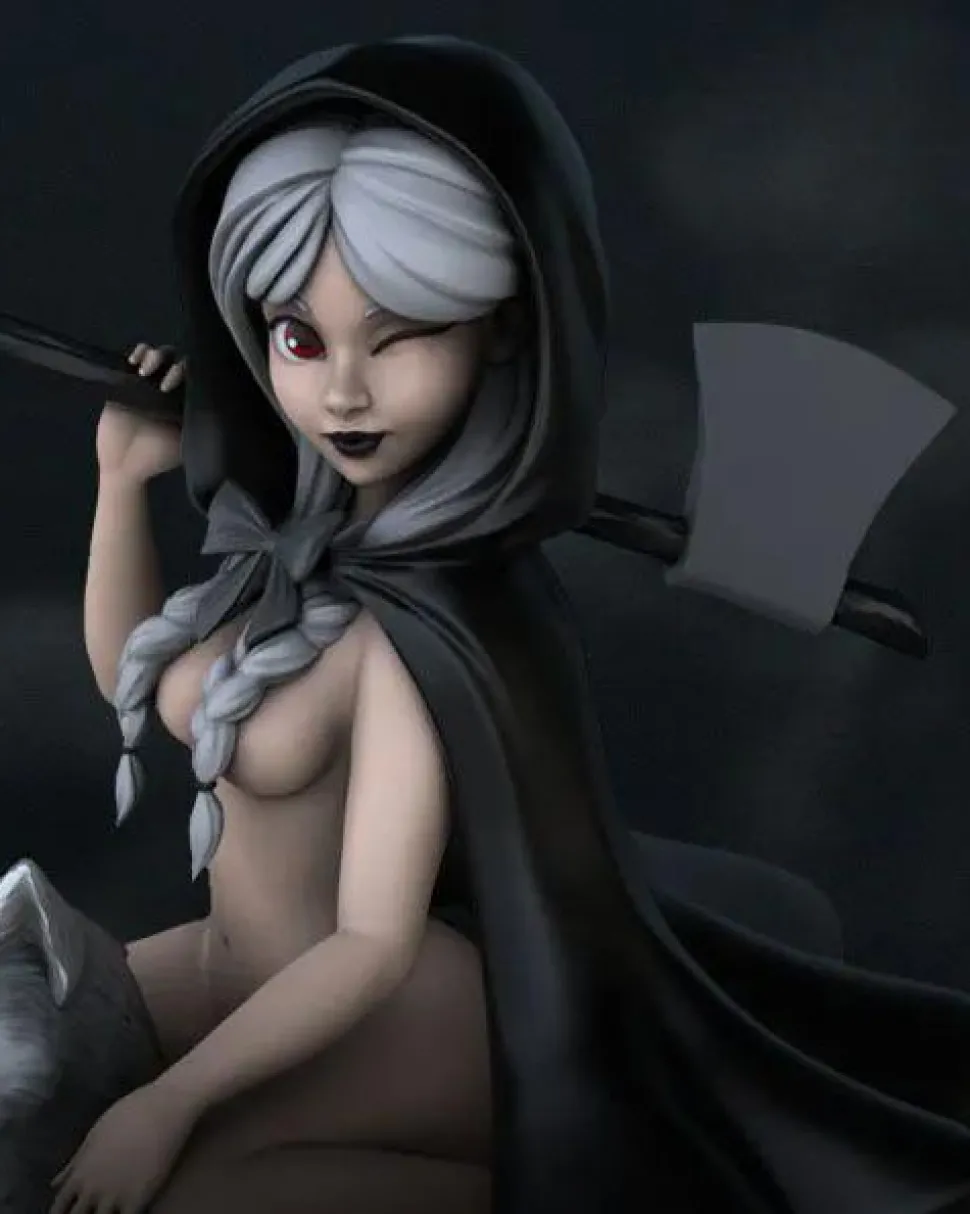 Mighty Jaxx - The Huntress (Grim Edition) 8" Statue