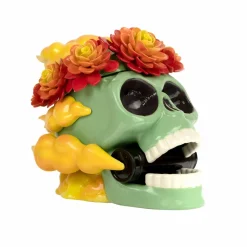Mighty Jaxx - The Smoke Calavera 7" Porcelain Incense Chamber by Butch Locsin