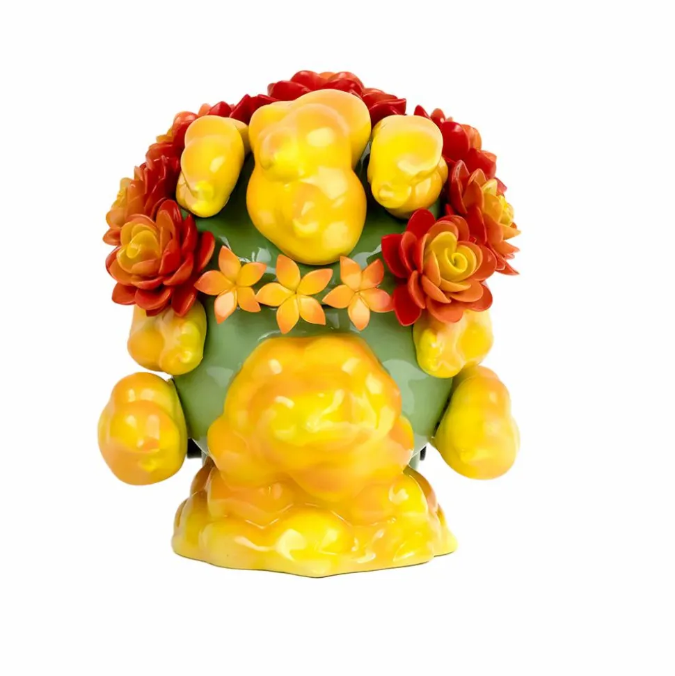 Mighty Jaxx - The Smoke Calavera 7" Porcelain Incense Chamber by Butch Locsin