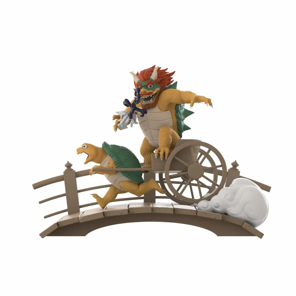 Mighty Jaxx - Ukiyo-E Rickshaw Kart: Turtle Daimao 6" Statue by Jed Henry