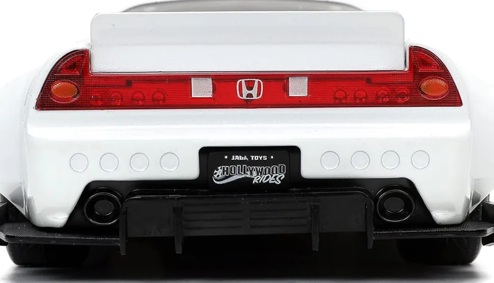 Mighty Morphin Power Rangers - White Ranger & 2002 Honda NSX Type-R Japan Spec 1/24th Scale Die-Cast Vehicle Replica