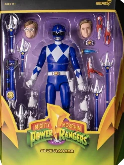 Mighty Morphin’ Power Rangers - Blue Ranger Ultimates! 7” Scale Action Figure (Wave 3)