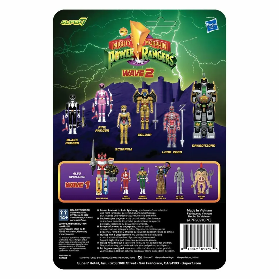 Mighty Morphin’ Power Rangers - Goldar ReAction 3.75” Action Figure