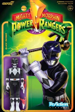 Mighty Morphin’ Power Rangers - Black Ranger ReAction 3.75” Action Figure