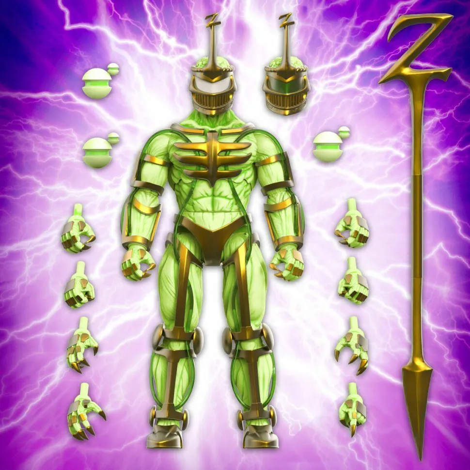 Mighty Morphin Power Rangers - Lord Zedd (Imperial Gold Glow) Ultimates! 7" Scale Action Figure (2024 SDCC Exclusive)