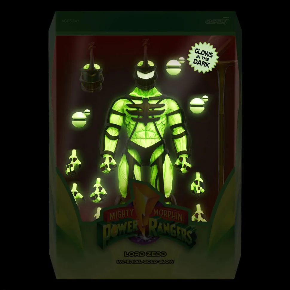 Mighty Morphin Power Rangers - Lord Zedd (Imperial Gold Glow) Ultimates! 7" Scale Action Figure (2024 SDCC Exclusive)