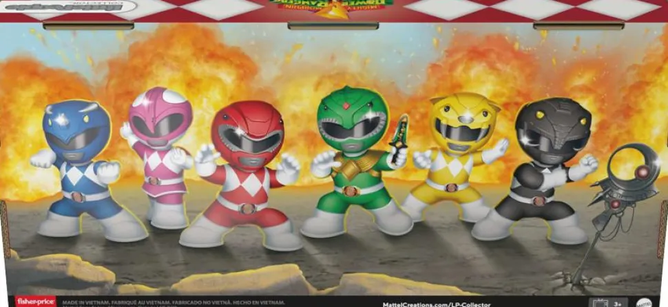Mighty Morphin Power Rangers - Power Rangers Little People Collector Figure 6-Pack