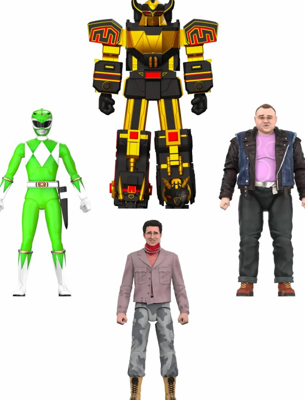 Mighty Morphin' Power Rangers - Wave 5 Ultimates! 7" Scale Action Figure Bundle (Set of 4)