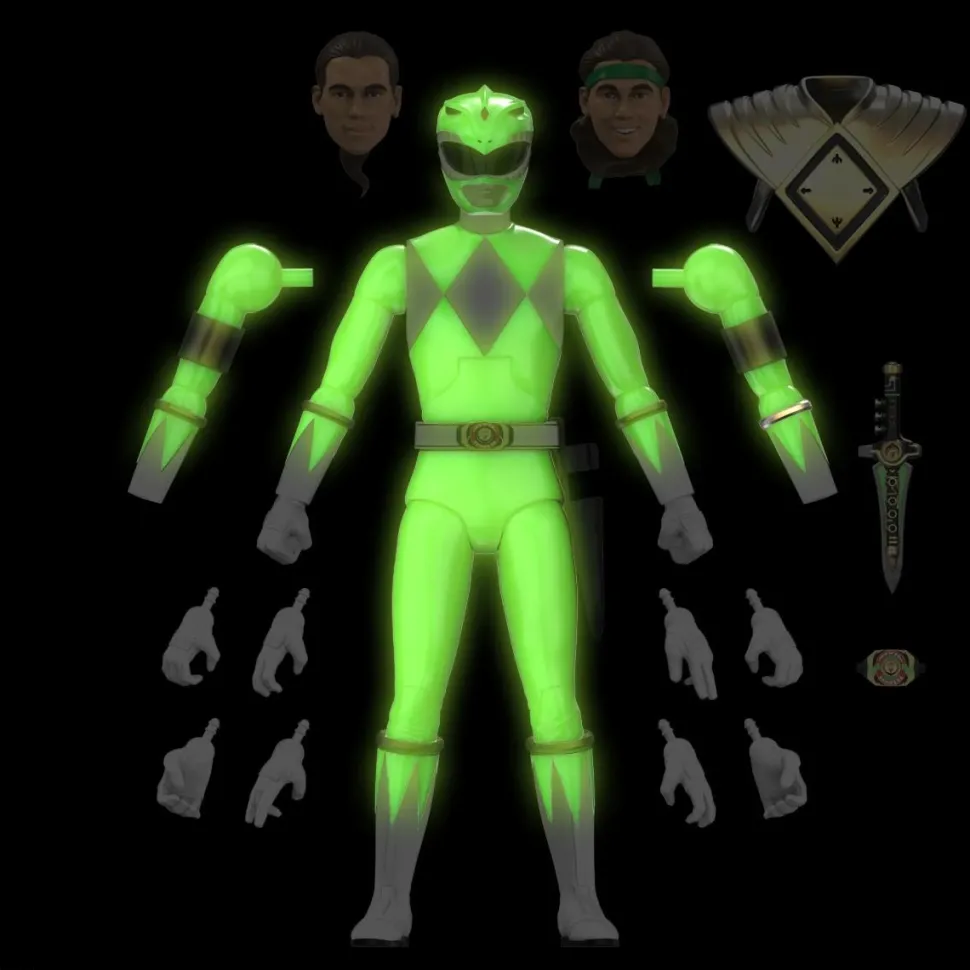 Mighty Morphin' Power Rangers - Wave 5 Ultimates! 7" Scale Action Figure Bundle (Set of 4)