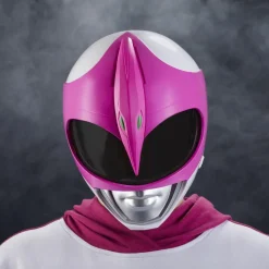 Mighty Morphin Power Rangers - Pink Ranger Helmet Lightning Collection Helmet 1:1 Scale Life-Size Prop Replica