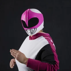 Mighty Morphin Power Rangers - Pink Ranger Helmet Lightning Collection Helmet 1:1 Scale Life-Size Prop Replica