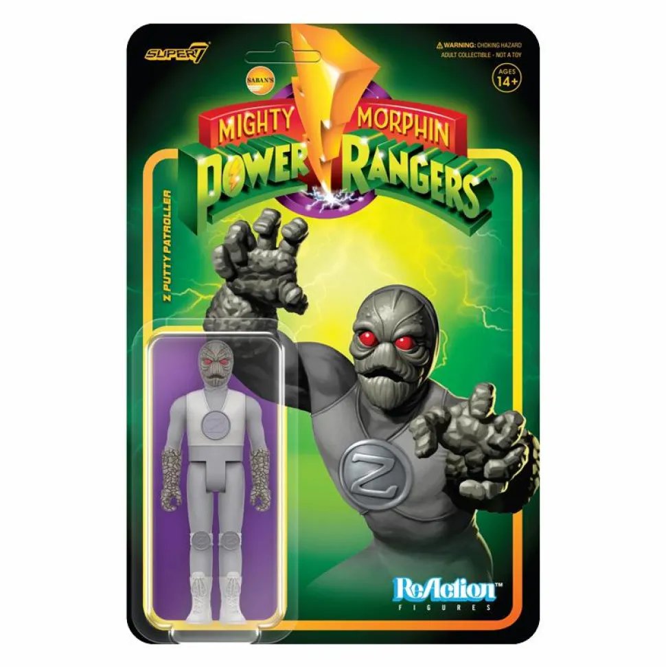 Mighty Morphin Power Rangers - Z Putty Patroller ReAction 3.75” Action Figure