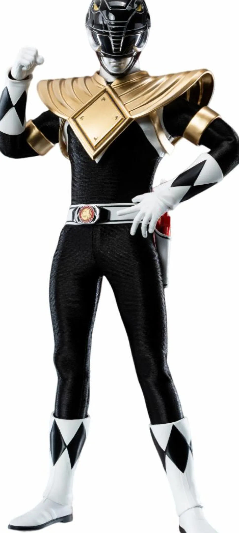 Mighty Morphin Power Rangers - Dragon Shield Black Ranger FigZero 1/6th Scale Action Figure