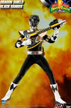 Mighty Morphin Power Rangers - Dragon Shield Black Ranger FigZero 1/6th Scale Action Figure