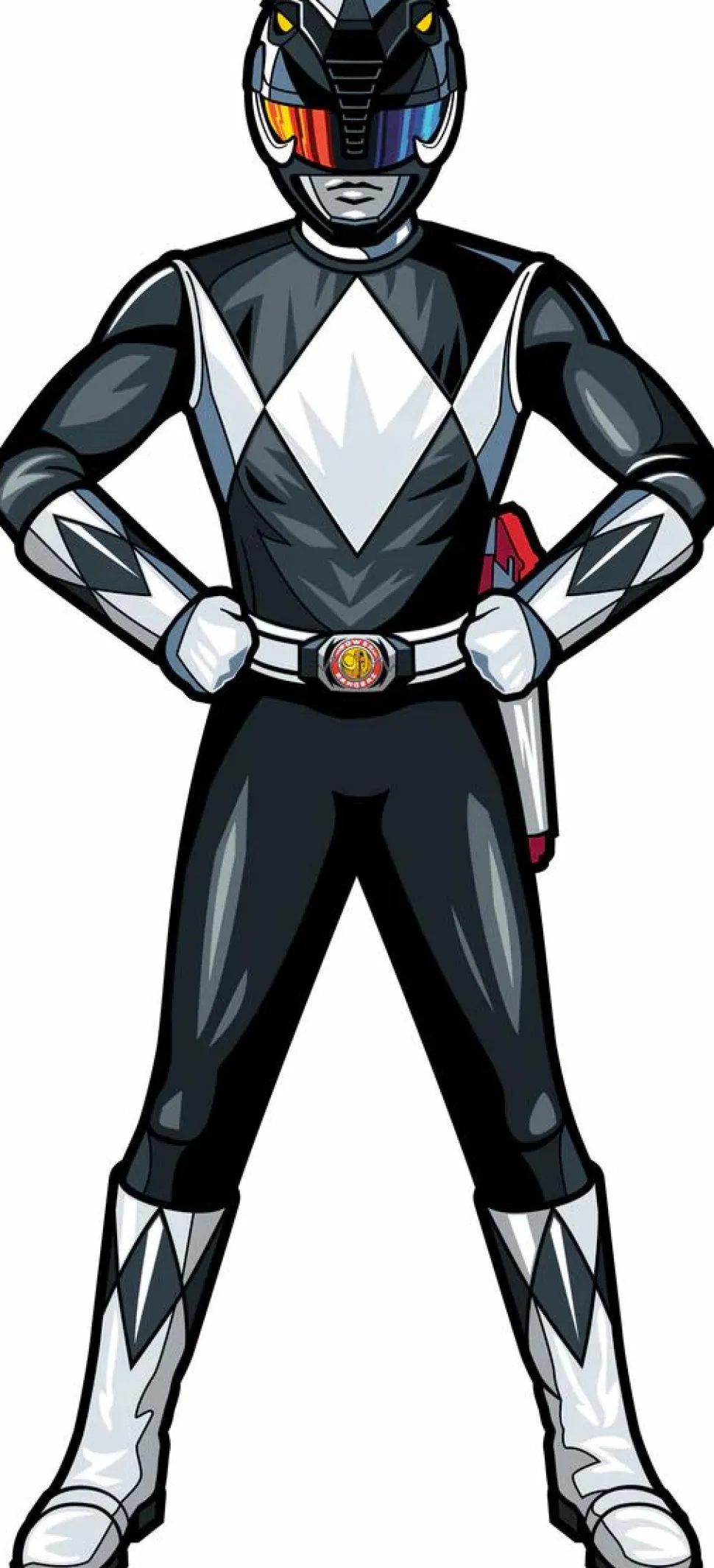 Mighty Morphin Power Rangers - Black Ranger FigPin Enamel Pin