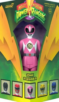 Mighty Morphin Power Rangers - Pink Ranger ReAction 3.75" Action Figure (2023 SDCC Exclusive)