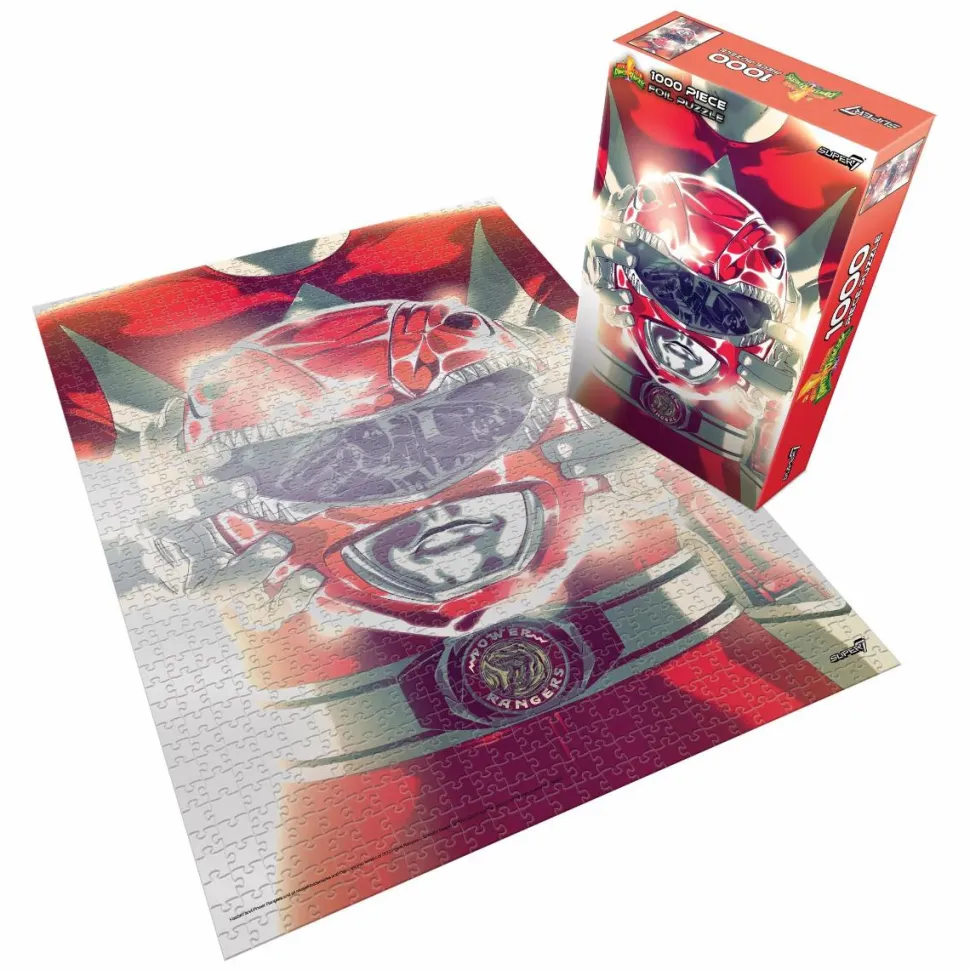 Mighty Morphin Power Rangers - Red Ranger Foil 1000 Piece Jigsaw Puzzle
