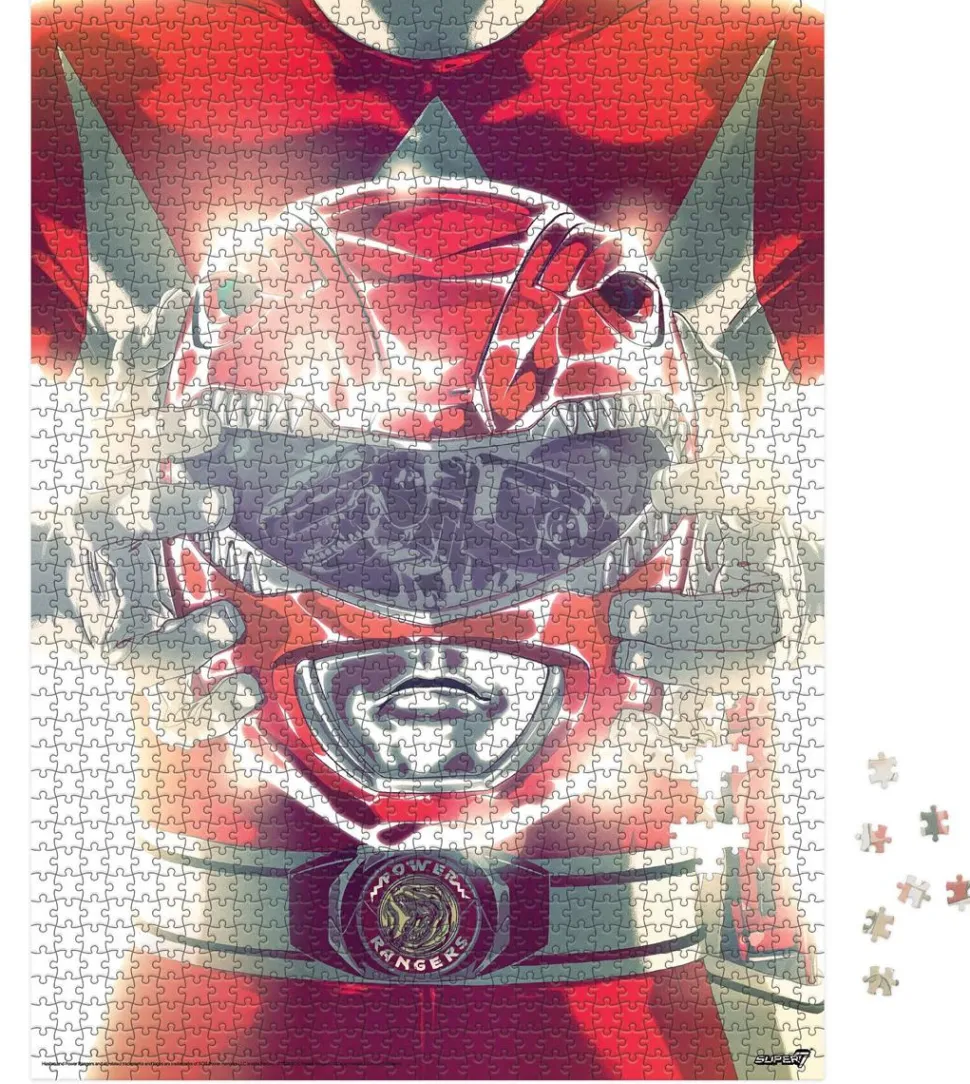 Mighty Morphin Power Rangers - Red Ranger Foil 1000 Piece Jigsaw Puzzle