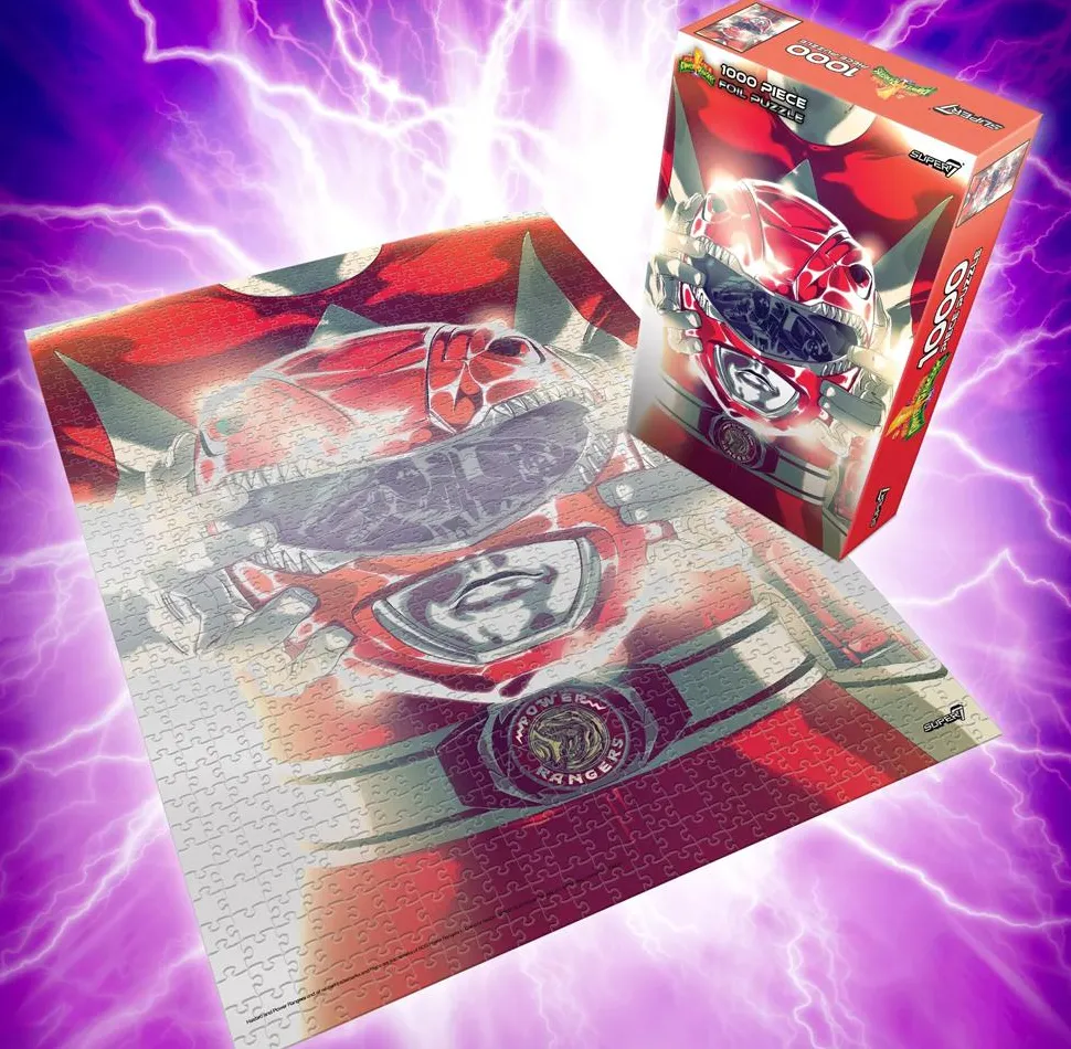 Mighty Morphin Power Rangers - Red Ranger Foil 1000 Piece Jigsaw Puzzle