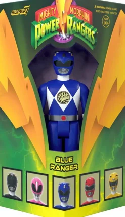 Mighty Morphin Power Rangers - Blue Ranger ReAction 3.75" Action Figure (2023 SDCC Exclusive)
