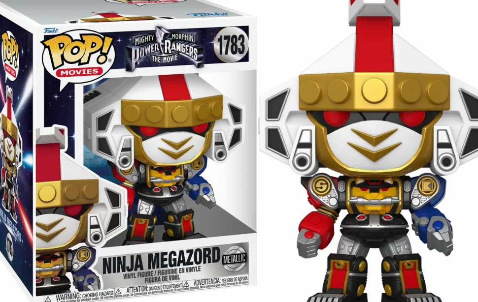 Mighty Morphin Power Rangers: The Movie (1995) - Ninja Megazord Metallic Super Sized 6 Pop! Vinyl Figure