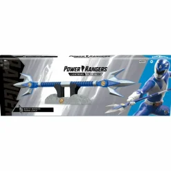 Mighty Morphin Power Rangers - Blue Ranger Power Lance Lightning Premium Collection 1:1 Scale Life-Size Prop Replica
