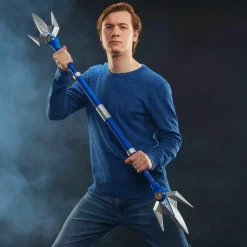 Mighty Morphin Power Rangers - Blue Ranger Power Lance Lightning Premium Collection 1:1 Scale Life-Size Prop Replica