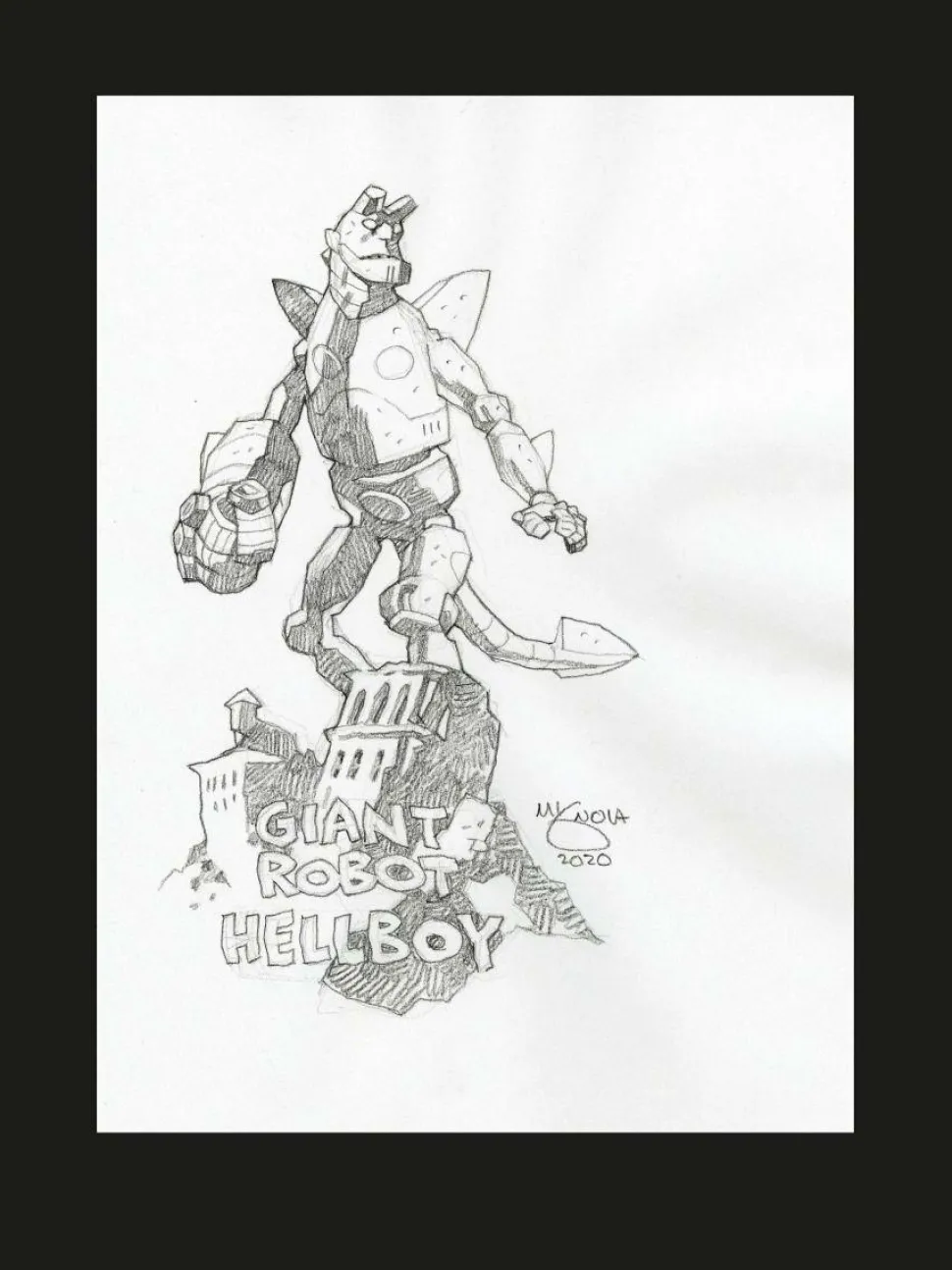 Mike Mignola: The Quarantine Sketchbook Hardcover Book