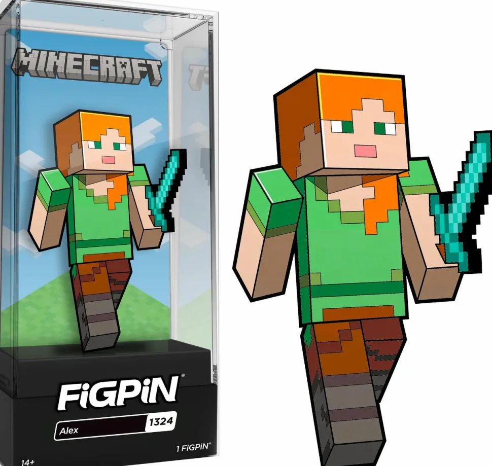 Minecraft - Alex (Ver. 2) FiGPiN Enamel Pin