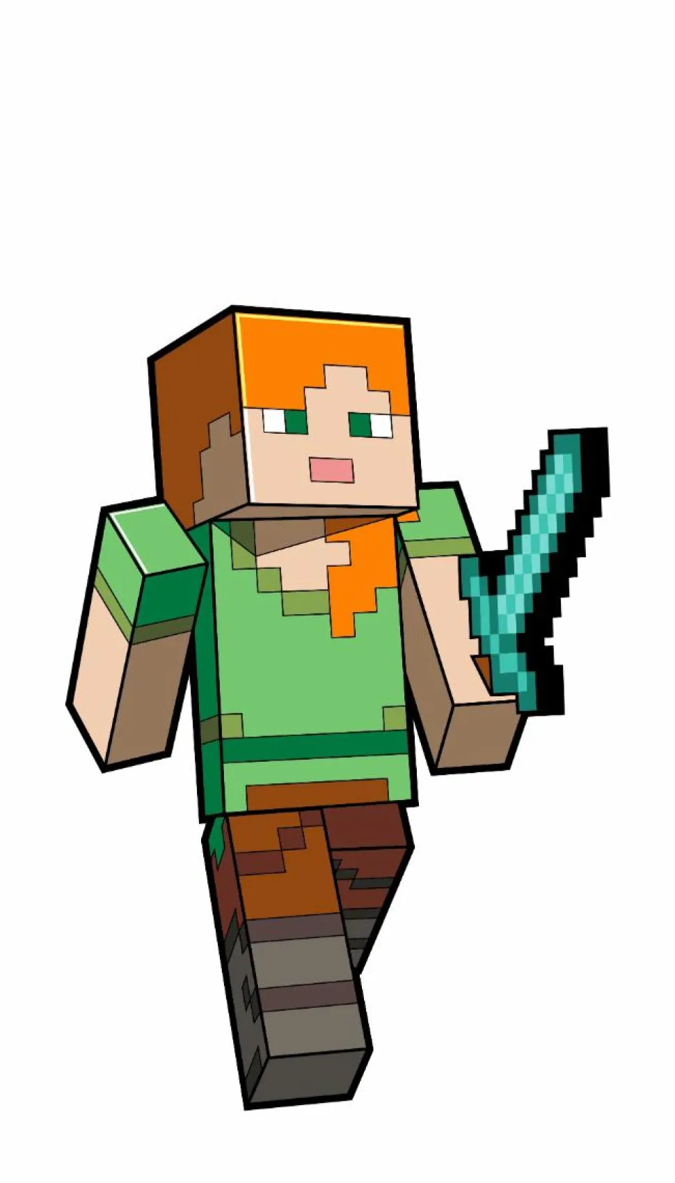 Minecraft - Alex (Ver. 2) FiGPiN Enamel Pin