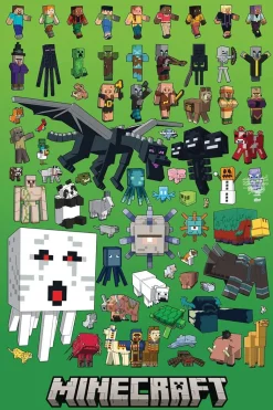Minecraft - Characters Montage Poster (1264)