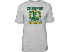 Minecraft - Creeper Demolition Co Silver Male T-Shirt
