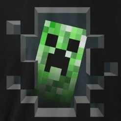 Minecraft - Creeper Inside Kids or Youth Black T-Shirt