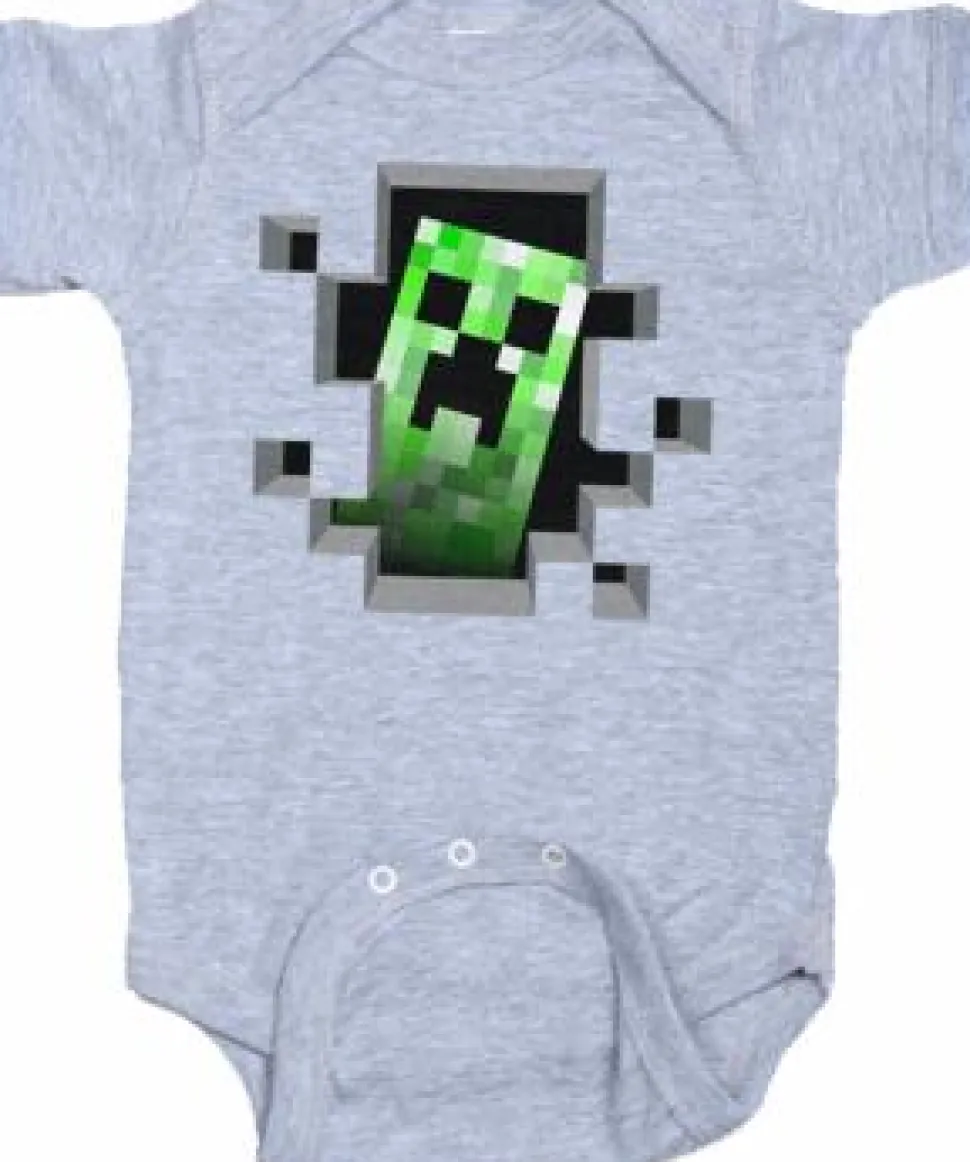 Minecraft - Creeper Inside Baby Creeper Jumpsuit/Onesie
