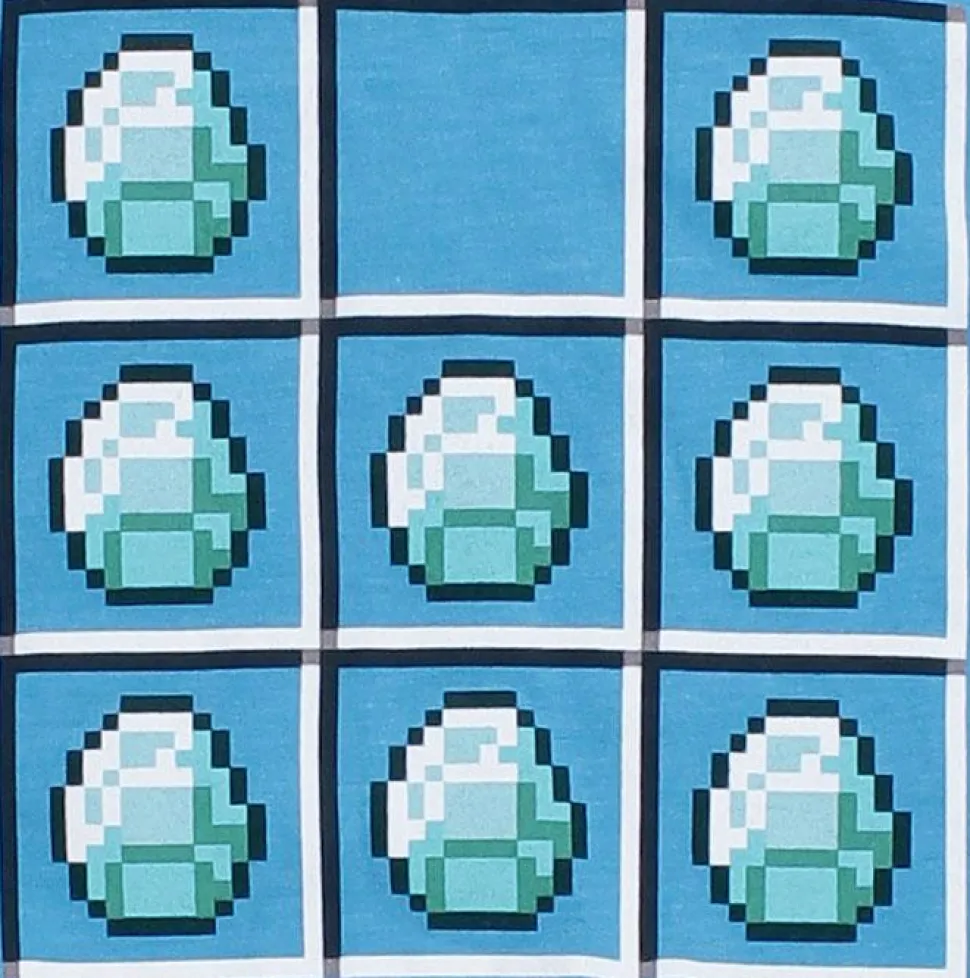 Minecraft - Diamond Crafting Turquoise Male T-Shirt