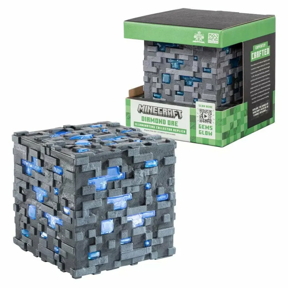 Minecraft - Diamond Ore Illuminating Collector Replica