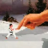 Minecraft - Hand and Fighter Poster