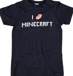 Minecraft - I Porkchop Minecraft Male Navy Premium T-Shirt