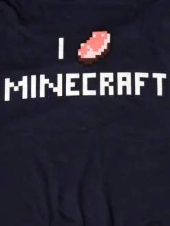 Minecraft - I Porkchop Minecraft Male Navy Premium T-Shirt