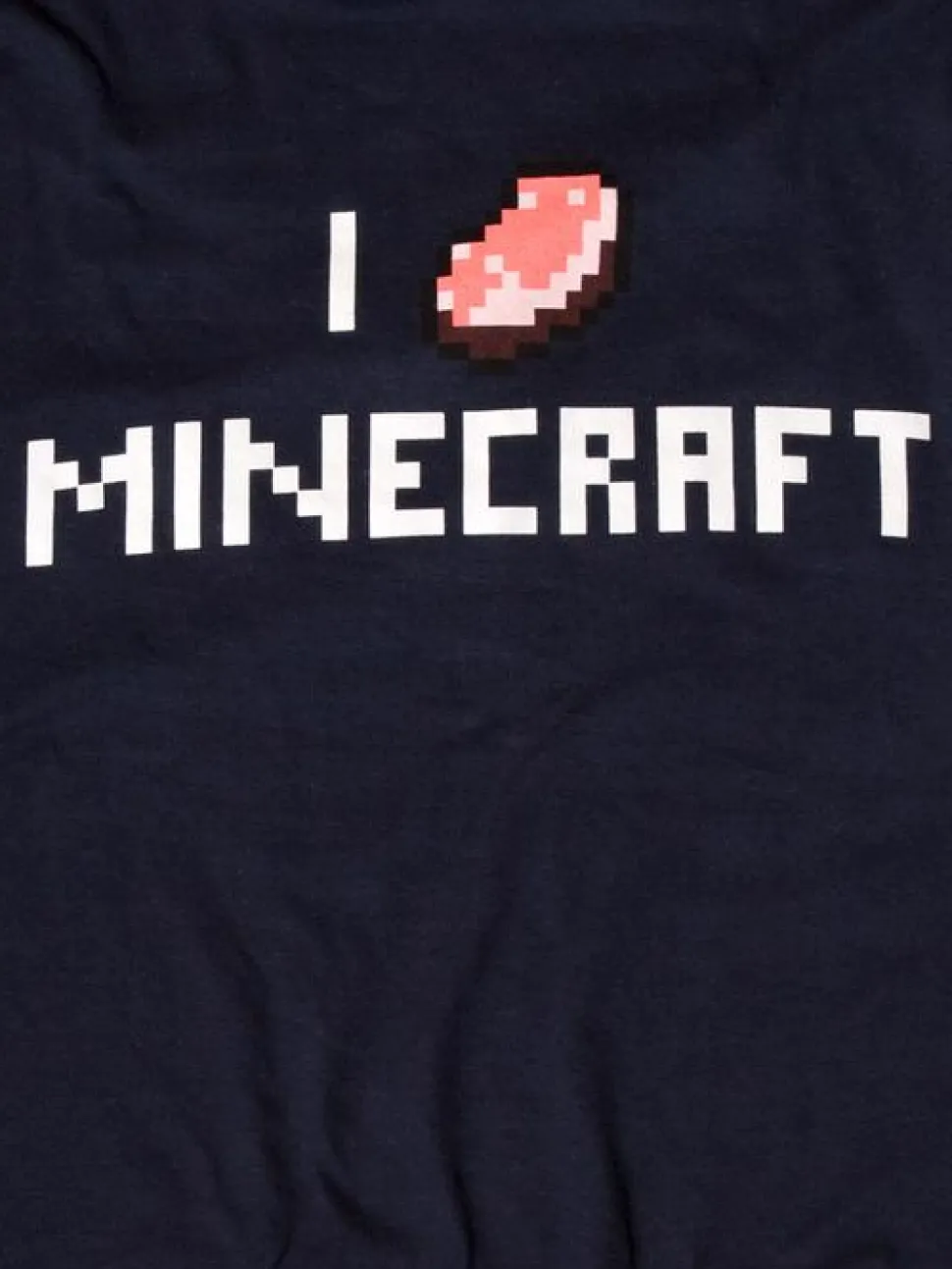 Minecraft - I Porkchop Minecraft Male Navy Premium T-Shirt