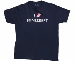Minecraft - I Porkchop Minecraft Navy Male T-Shirt