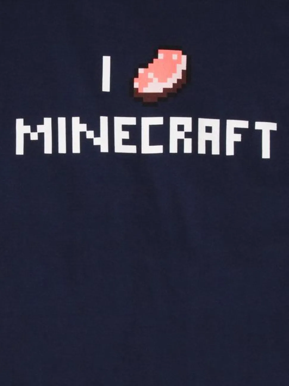 Minecraft - I Porkchop Minecraft Navy Male T-Shirt