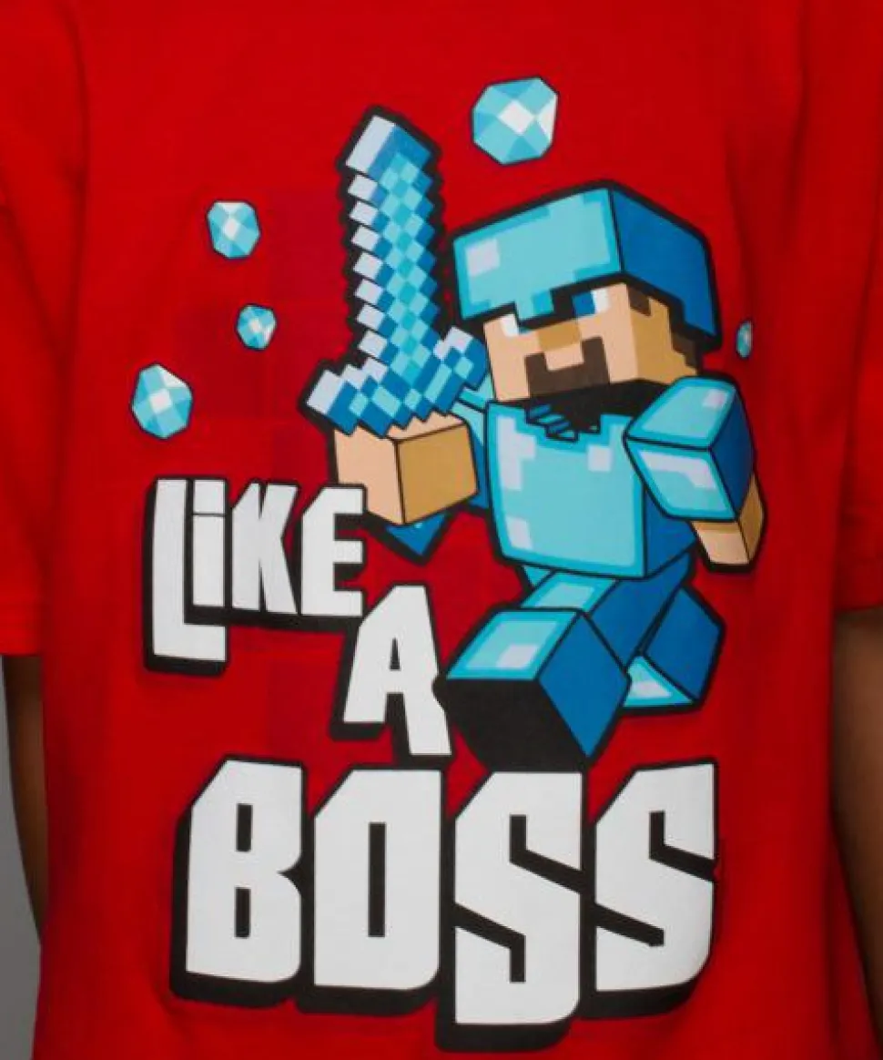 Minecraft - Like a Boss Kids or Youth T-Shirt