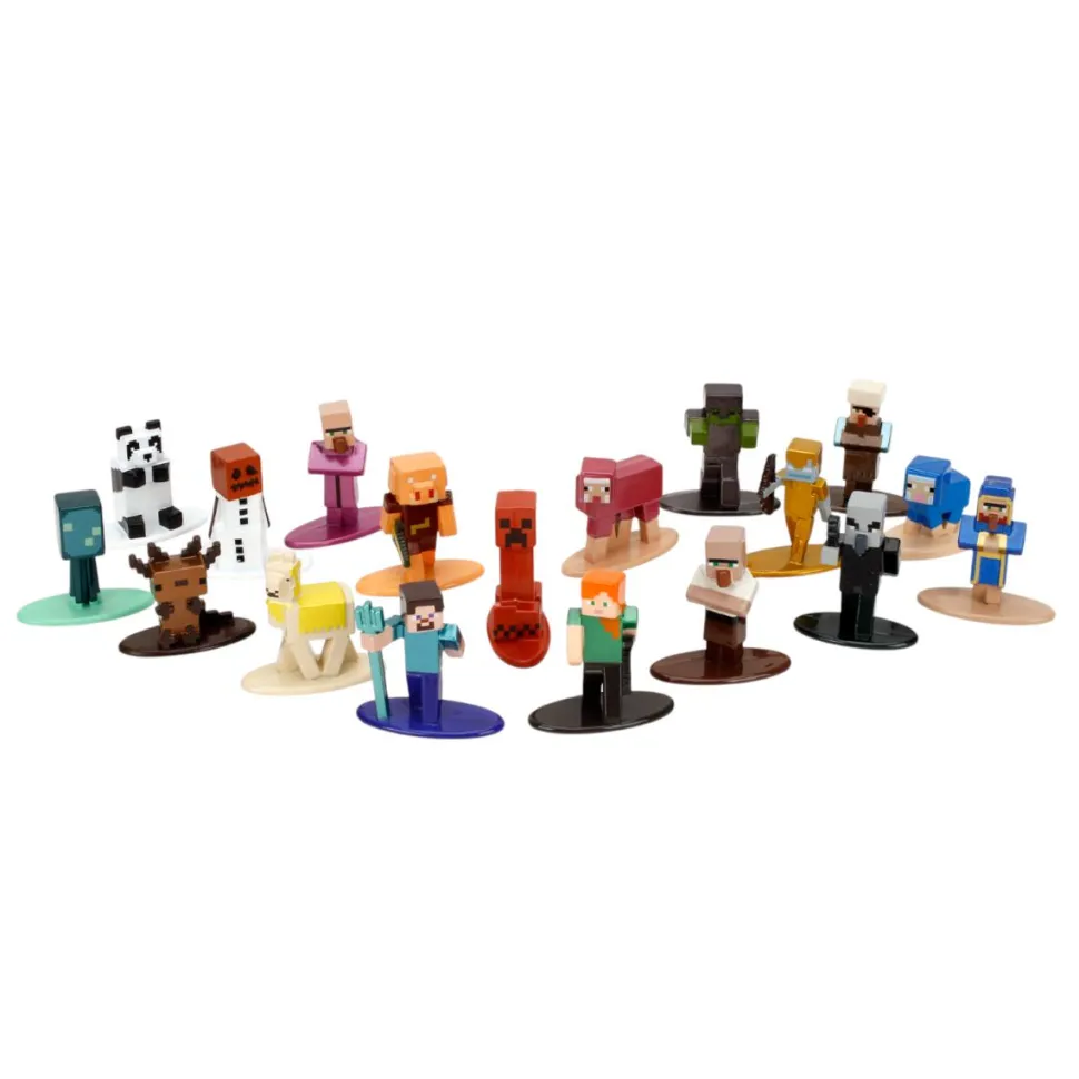 Minecraft - Nano Metalfigs 1.65" Exclusive Die-Cast Figure 18-Pack (Series 14)