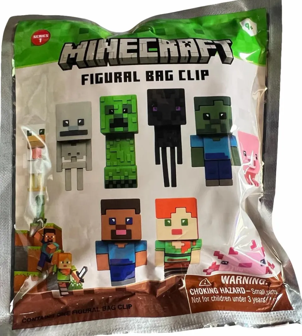 Minecraft - Series 1 3D Figural Foam Bag Clip Blind Bag (Single Unit)