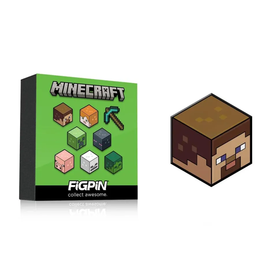 Minecraft - Series 1 FiGPiN Mystery Blind Box Mini Enamel Pin (Display of 10)