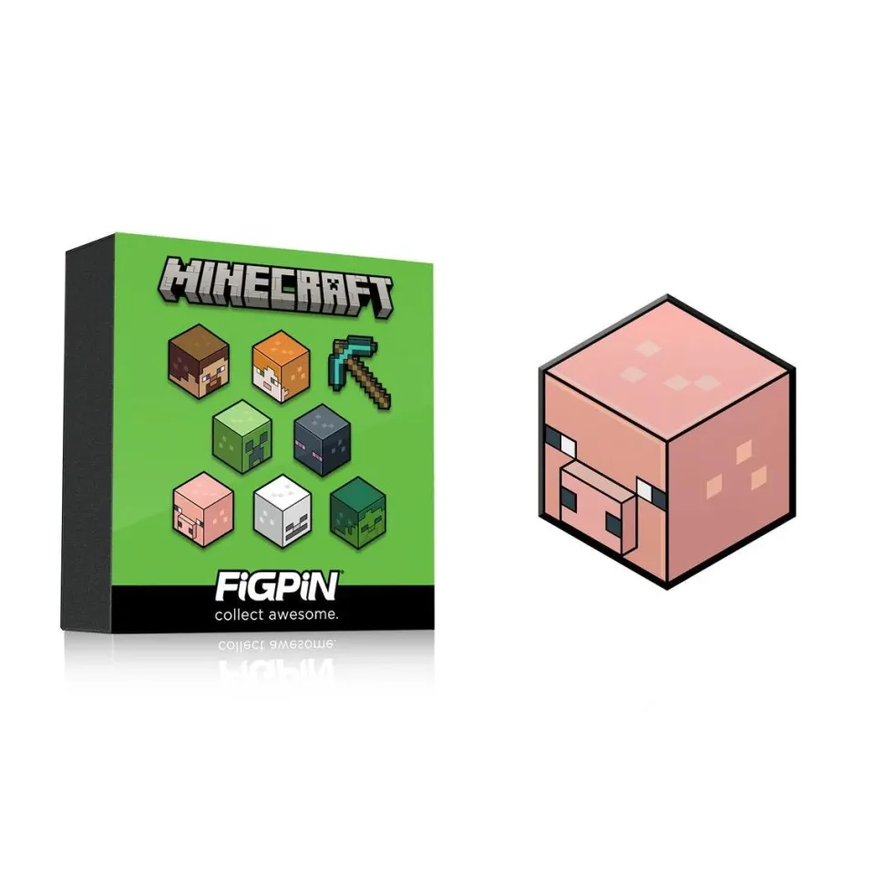 Minecraft - Series 1 FiGPiN Mystery Blind Box Mini Enamel Pin (Display of 10)