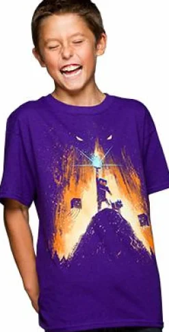 Minecraft - Steve the Miner Purple Kids or Youth T-Shirt