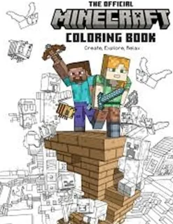 Minecraft - The Official Minecraft Coloring Book Paperback Book